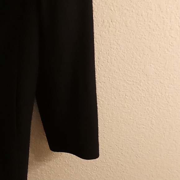 VINTAGE Stephanie Mathews Wool Winter Size 12 Black Color Pea Coat HMBC - Picture 9 of 15